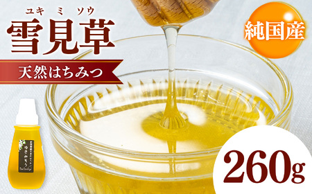 国産 はちみつ 雪見草はちみつ 260g チューブ入り | 養蜂家 齊藤兄弟 Bee concierge ビーコンシェルジュ はちみつ 蜂蜜 ハチミツ 雪見草はちみつ 天然蜂蜜 国産蜂蜜 新鮮 オススメ 千葉県 君津市 きみつ