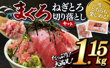 大人気!ねぎとろ と 切り落としセット 1.15kg | ネギトロ 切り落とし ねぎとろ トロ とろ 鮪 海鮮 魚介 魚 人気 小分け 人気 定番 ご飯 オススメ 千葉県 君津市 きみつ