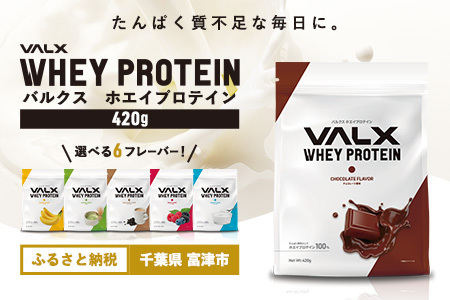 VALX ホエイプロテイン 420g[チョコレート風味]
