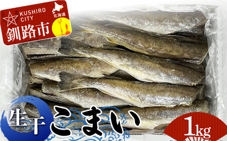 釧路葛西水産 こまい 「生干」 1kg ふるさと納税 こまい 氷下魚