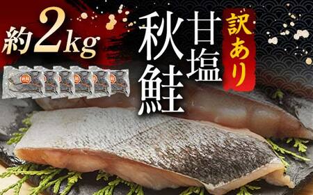 訳あり 北海道産 秋鮭 約2kg 3切れ × 6パック 真空包装 鮭 真空 小分け 北海道 シャケ 海鮮 海産 しゃけ サーモン