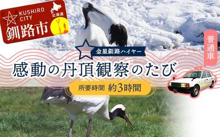 感動の丹頂観察のたび (普通車) 釧路湿原 釧路市 旅行 トラベル 空港 市内観光 観光