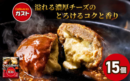 すかいらーく ガストチーズINハンバーグ15個 SMCR003