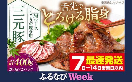 [ふるなびWEEK対象] 豚肩ロース 400g 生姜焼き 生姜焼き 生姜焼き 生姜焼き 生姜焼き 生姜焼き 生姜焼き 生姜焼き AJAP129-777