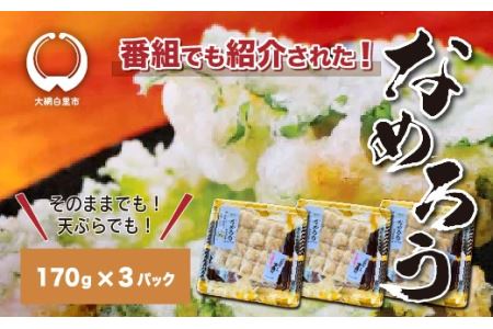 ＜なめろう＞あじのたたき 九十九里の浜のおばちゃん料理！ 170g×3個パック 