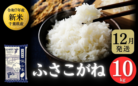 [ 12月発送分・令和7年産 新米 ]千葉県神崎町産 ふさこがね 10kg(5kg×2袋)|早場米産地の新米を食卓へ|数量限定[精米 米 お米 新米 白米 ご飯 白ごはん 弁当 10キロ]