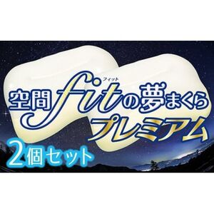 【枕2個セット】空間fit(フィット)の夢まくらプレミアム「頭をのせれば夢ごこち…」【1491829】