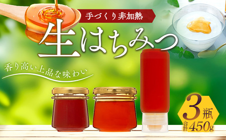 手づくり非加熱生はちみつ 450g