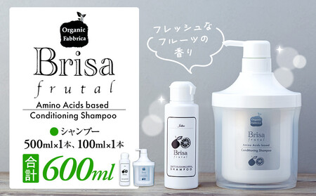 ブリッサフルータル ノンシリコンシャンプー(500mL×1本、100mL×1本)