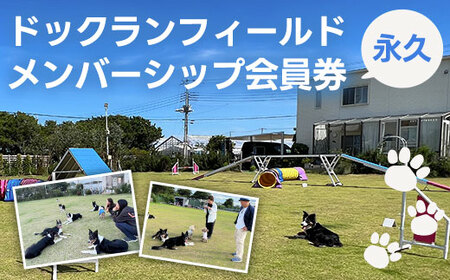 [永久]ドックランフィールド メンバーシップ会員券 ふるさと納税 ドッグスポーツ 利用券 チケット 犬 イヌ 千葉県 白子町 送料無料