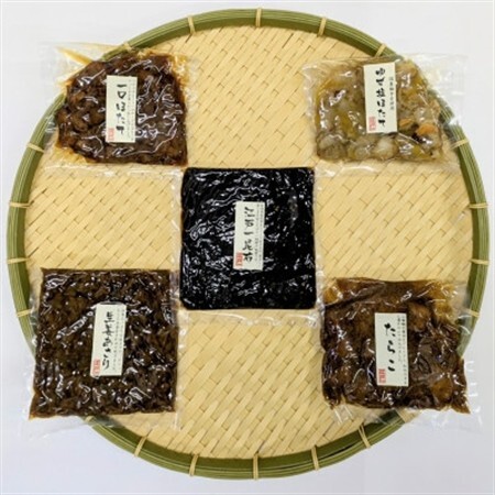 築地江戸一 人気佃煮5種詰め合わせ[配送不可地域:離島]