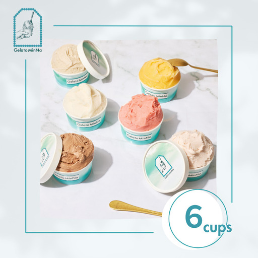 Gelato MinNa からだにやさしいご褒美ジェラート 6個セット 0181-001-S07