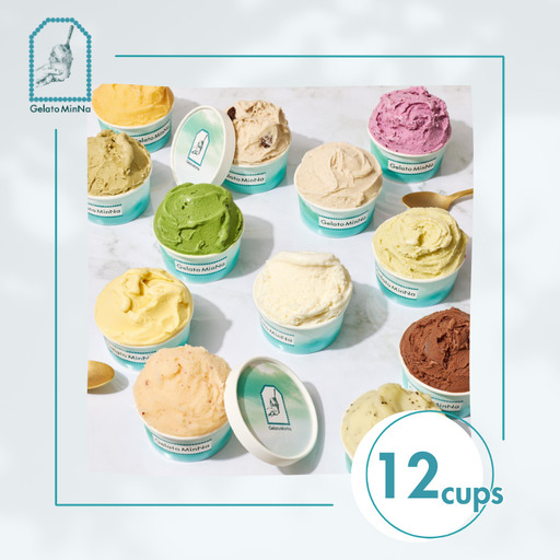 Gelato MinNa からだにやさしいご褒美ジェラート 12個セット 0181-003-S07