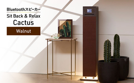Sit Back & Relax Cactus Walnut CD機能付きタワー型Bluetoothスピーカー オーディオ Bluetooth 東京都 文京区