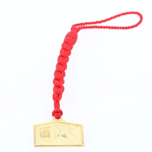 [K18] 干支絵馬根付 (12種) (柄:酉)