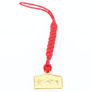 [K18] 干支絵馬根付 (12種) (柄:亥)