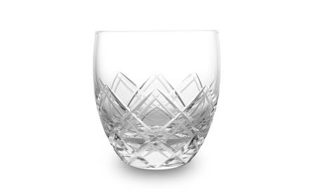 浅草切子 KANA KURITA「重ね矢来オールド 透き」木箱入り_0012-128-T07