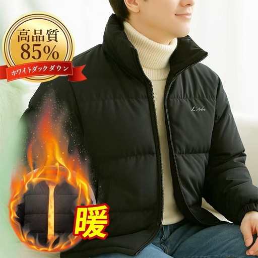 L`Arbre ダウンジャケット (カラー:ブラック、サイズ:L) YRF-BLACK-L_0243-005-T07-2-3