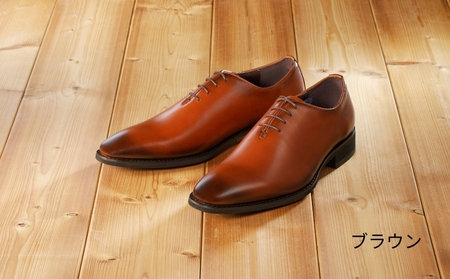 【匠の靴】超軽量＆履き心地抜群な本革ビジネスシューズAF-02(サイズ：25.0cm、カラー：ブラウン)