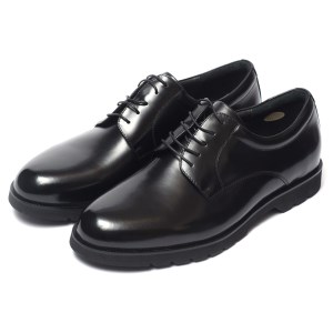 【匠の靴】超軽量 幅広6E本革ビジネスシューズTT-24S (サイズ：30.0cm、カラー：ブラック)