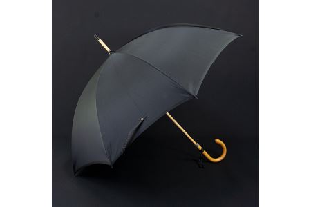 [前原光榮商店]紳士用雨傘 オリジン-ブラック-マラッカ