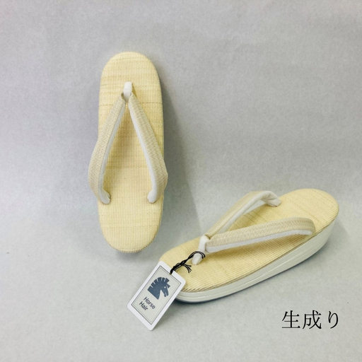 高級ホースヘアー和装草履【婦人】 (サイズ：L、カラー：生成り)_0102-001-T03-2-2