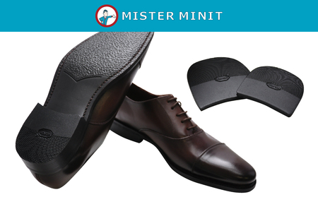 ミスターミニット[紳士靴1足分]かかとゴム交換+磨きサービス