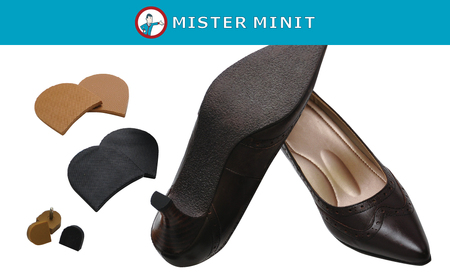 ミスターミニット[婦人靴1足分]かかとゴム交換+磨きサービス