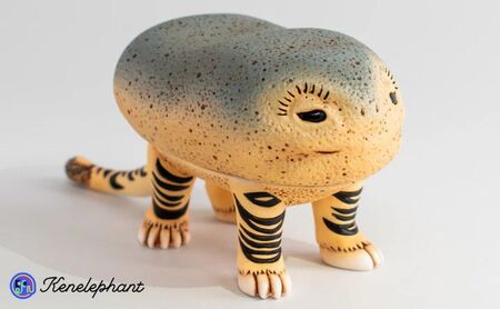 虎子石 / standard / CHUKU JAPONISM 置物 オブジェ 飾り インテリア 浮世絵 幻獣 手作り 手作業 日本製 プレゼント ソフビフィギュア ケンエレファント 墨田区 東京