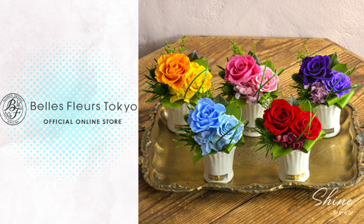 花 プリザーブドフラワー シャイン ギフト プレゼント お祝い 誕生日 お供え アレンジ インテリア 東京都 墨田区 レッド