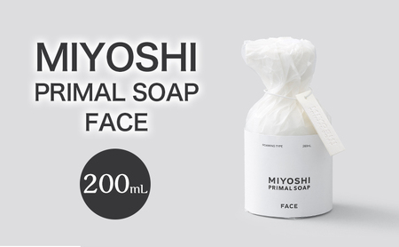 MIYOSHI PRIMAL SOAP FACE [ミヨシ石鹸 洗顔 無添加 石鹸 無添加せっけん 泡 洗顔せっけん 泡タイプ ポンプ 泡洗顔 日用品]