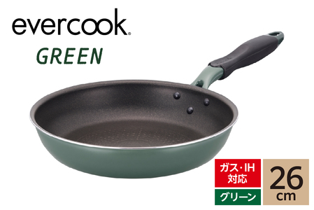 evercookGREEN IH フライパン 26cm