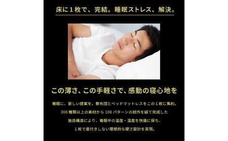 フトンマットレス karari PREMIUM カラリプレミアム シングル S マットレス リネン 通気性 寝心地 睡眠 独自構造 快適 固め フローリング 東京都 大田区