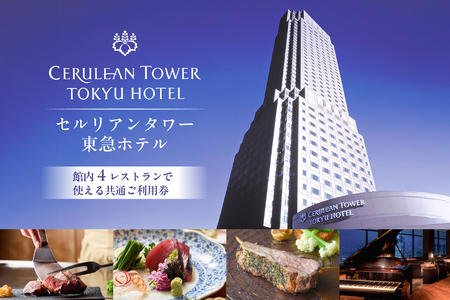 [セルリアンタワー東急ホテル]館内4レストランで使える共通ご利用券(10,000円券×1枚)[011025]