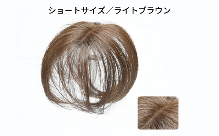 ヘアメイト チャチャ ショートライトブラウン[ワンポイントウィッグ] チャチャテープ1本・専用コーム付き[244001-3]