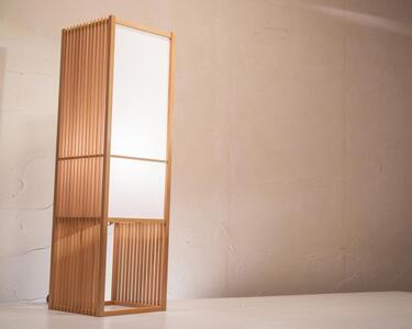 【照明／国産杉】スタンドライト『調Ｌ shirabe-L』　A525