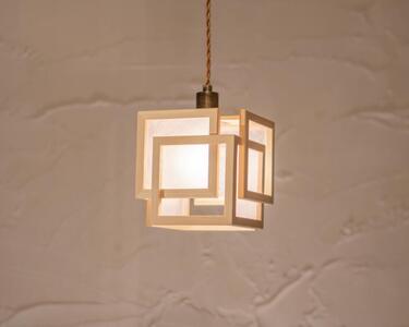 [照明/国産檜]ペンダントライト/CombinationLamp『旬ミニ shun-mini』 白×白 AP860-A