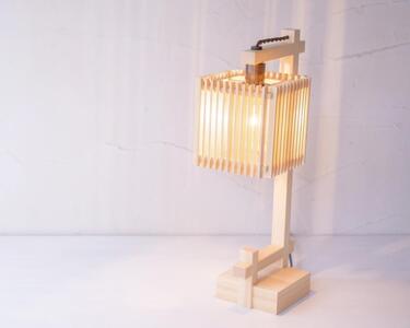 [照明/国産檜]スタンドライト/CombinationLamp『冊 saku』