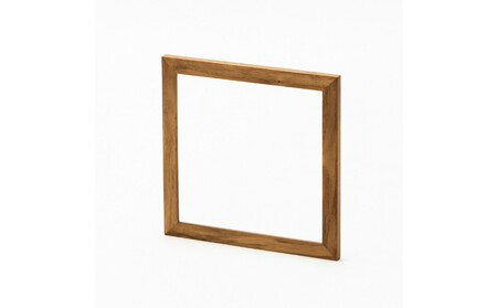 レコードフレーム LP 幅37cm 奥行き1.8cm 高さ37cm チーク無垢材