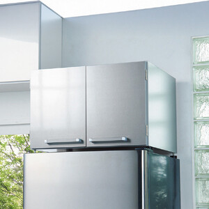 光沢仕上げ・冷蔵庫上ストッカー 幅63cm(脚部65cm)[シルバー]_1300400843_03