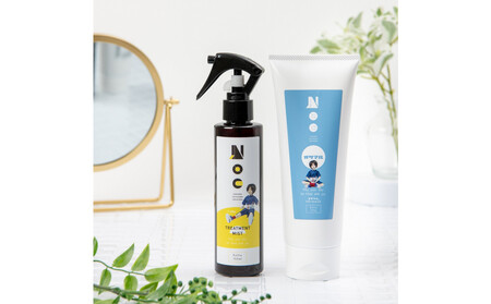 [ドライヤーで癖もまとまる]Nocオサマル。トリートメント(インバス)+Nocミスト(アウトバス)