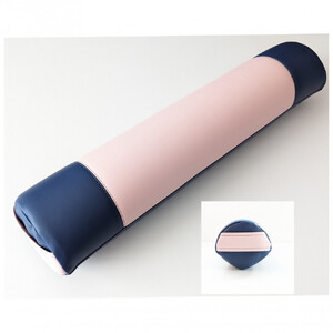 【特許・意匠取得／日本製】寝返りが整体になる《願えりまくらＬ(ロング)》ピンクネイビー