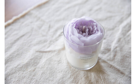 リアルなお花のキャンドル 『芍薬』(無香料)