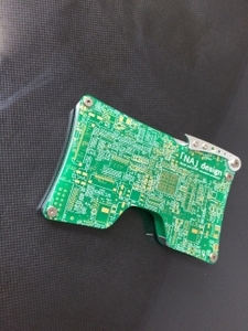 リアルなプリント基板を使用したオリジナルカードケース 「NA」design KIBAN CARD CASE (緑)