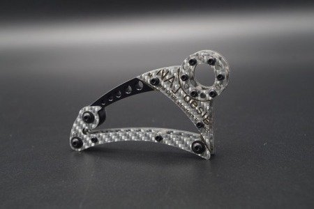 ワザ×大人の遊び心　CFRP Key Holder SLW（シルバー）