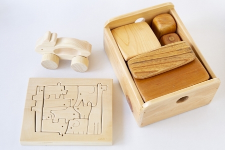 積木であそぼう！ベビーバースデーセット「森のともだち」