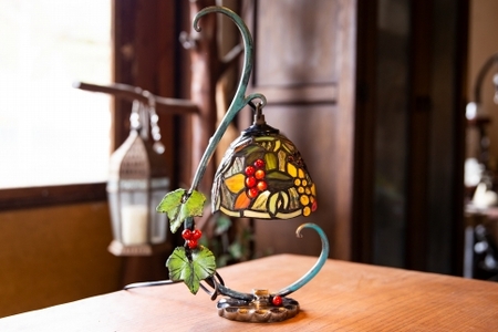 ロートアイアンランプ「夜」 (チャーリー礒崎作)