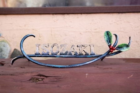 ロートアイアンオリジナル表札(チャーリー礒崎作)