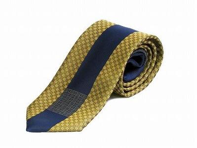 伝統的な意匠を凝らした 江戸文様ネクタイ「変石畳に三崩し」(かわりいしだたみにさんくずし)