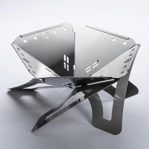 金属材料屋が創る、 素材の美しさを生かした焚火台 ステンレスファイヤーピット[FP350]